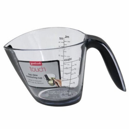 Good Cook Touch Liquid Measuring Cup with Top View Measuring, 2 cups