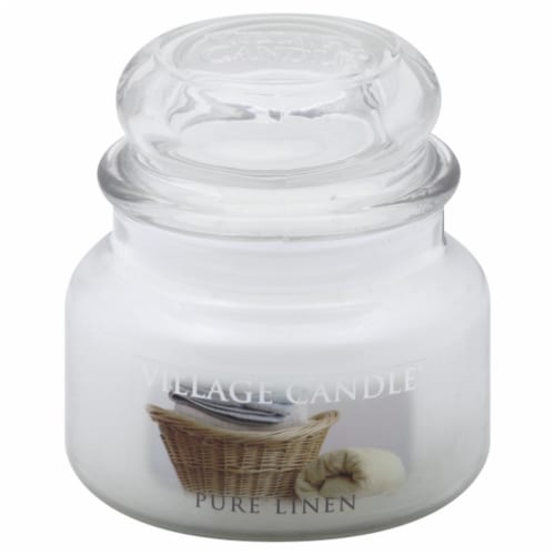 Village Candle Large Apothecary Jar Candle - Pure Linen