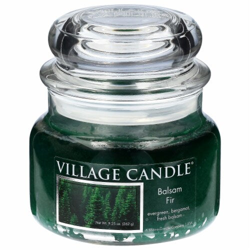 Village Candle Large Apothecary Jar Candle - Balsam Fir