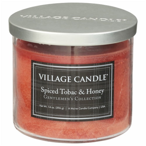 Village Candle Gentlemen's Collection Spiced Tobac & Honey Candle