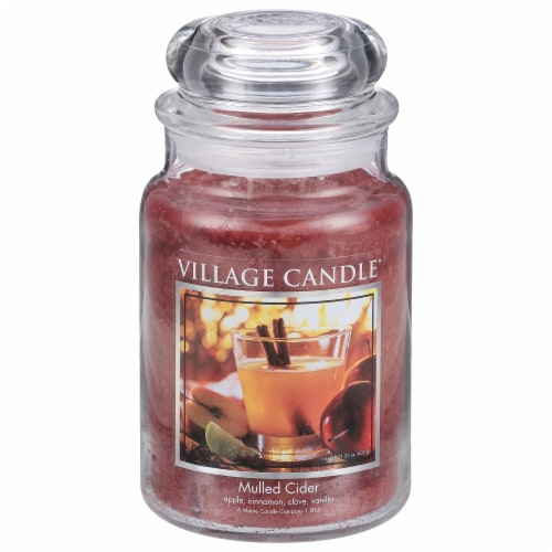 Village Candle Large Apothecary Jar Candle - Mulled Cider
