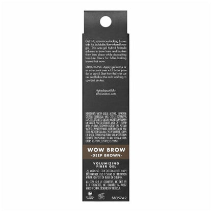e.l.f. Wow Eyebrow Enhancer Gel - Deep Brown, 0.12 oz
