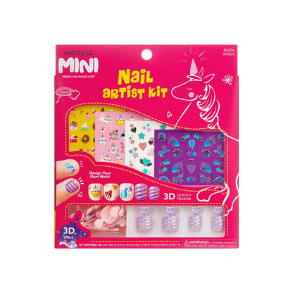 KISS imPRESS Press-On Manicure Mini Kids' Nail Artist Kit