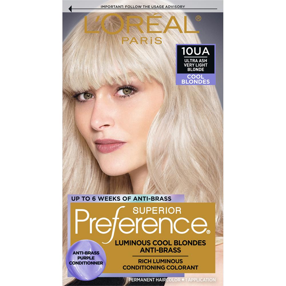L'ORÉAL PARIS Superior Preference Permanent Hair Color, LB01 Extra Light Ash Blonde, 6.5 fl. oz.