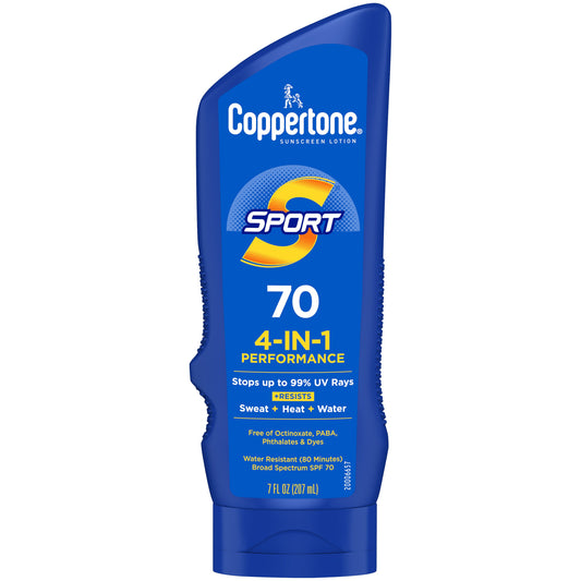Coppertone Spf#70 Sport 4-In-1 Performance Lotion 7oz