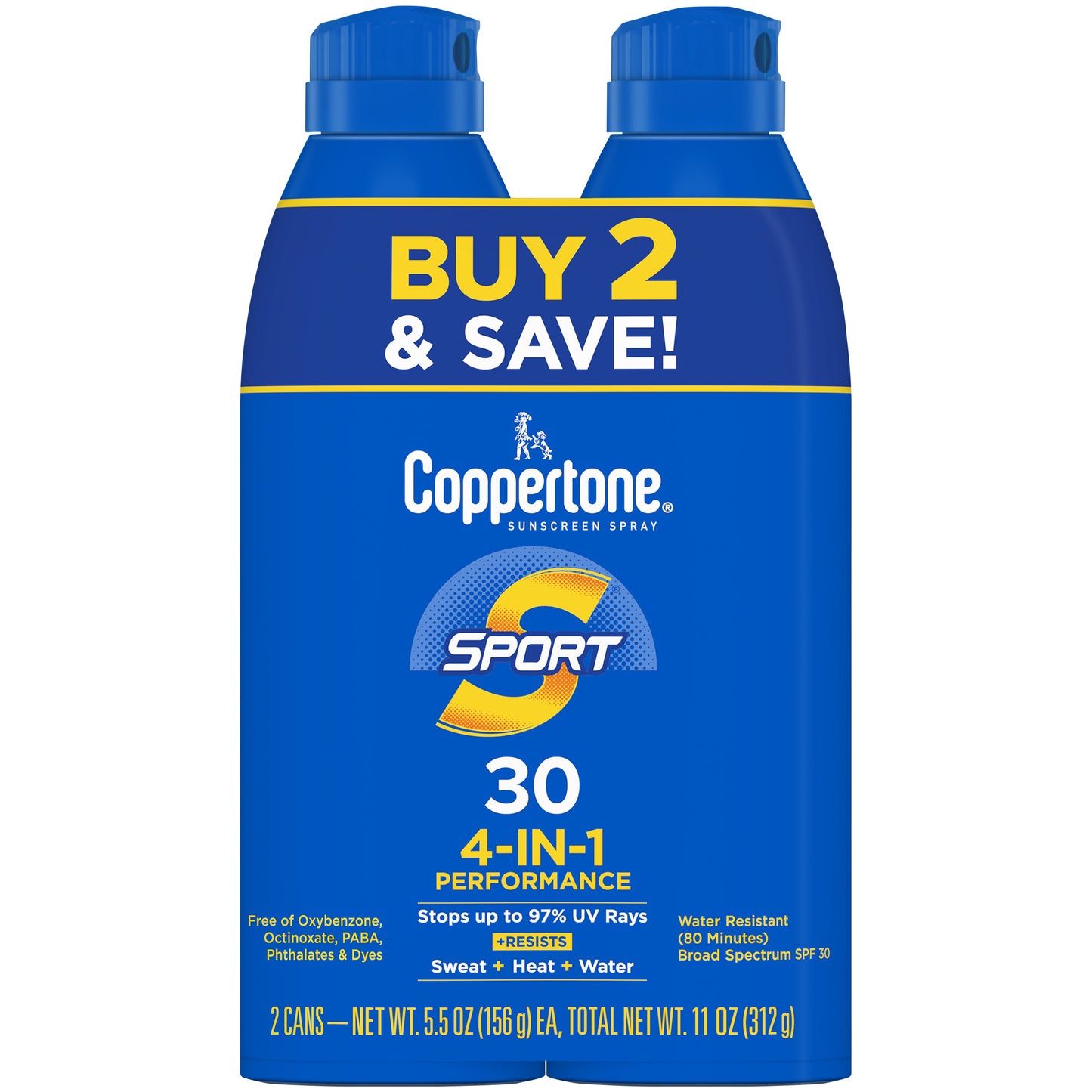 Coppertone Spf#30 Sport 4-In-1 Performance Lotion 7oz