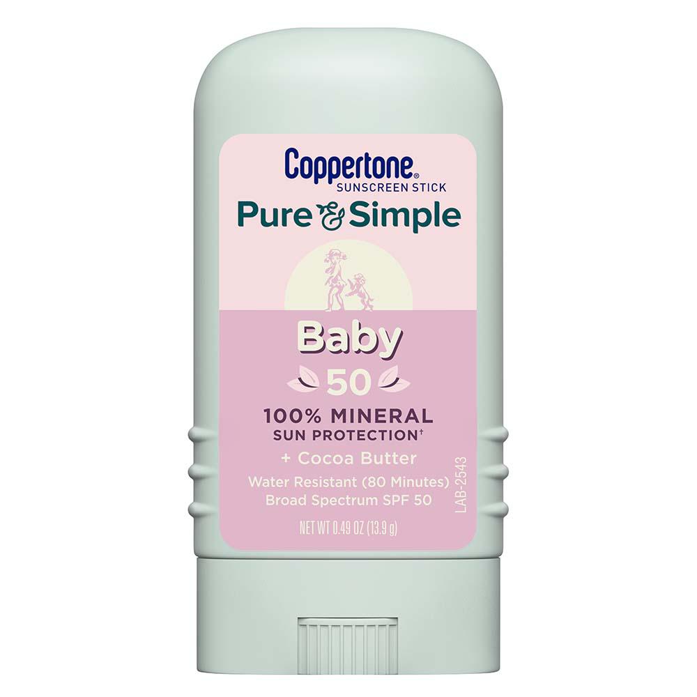 Coppertone Spf#50 Waterbabies Pure & Simple Stick 0.49oz