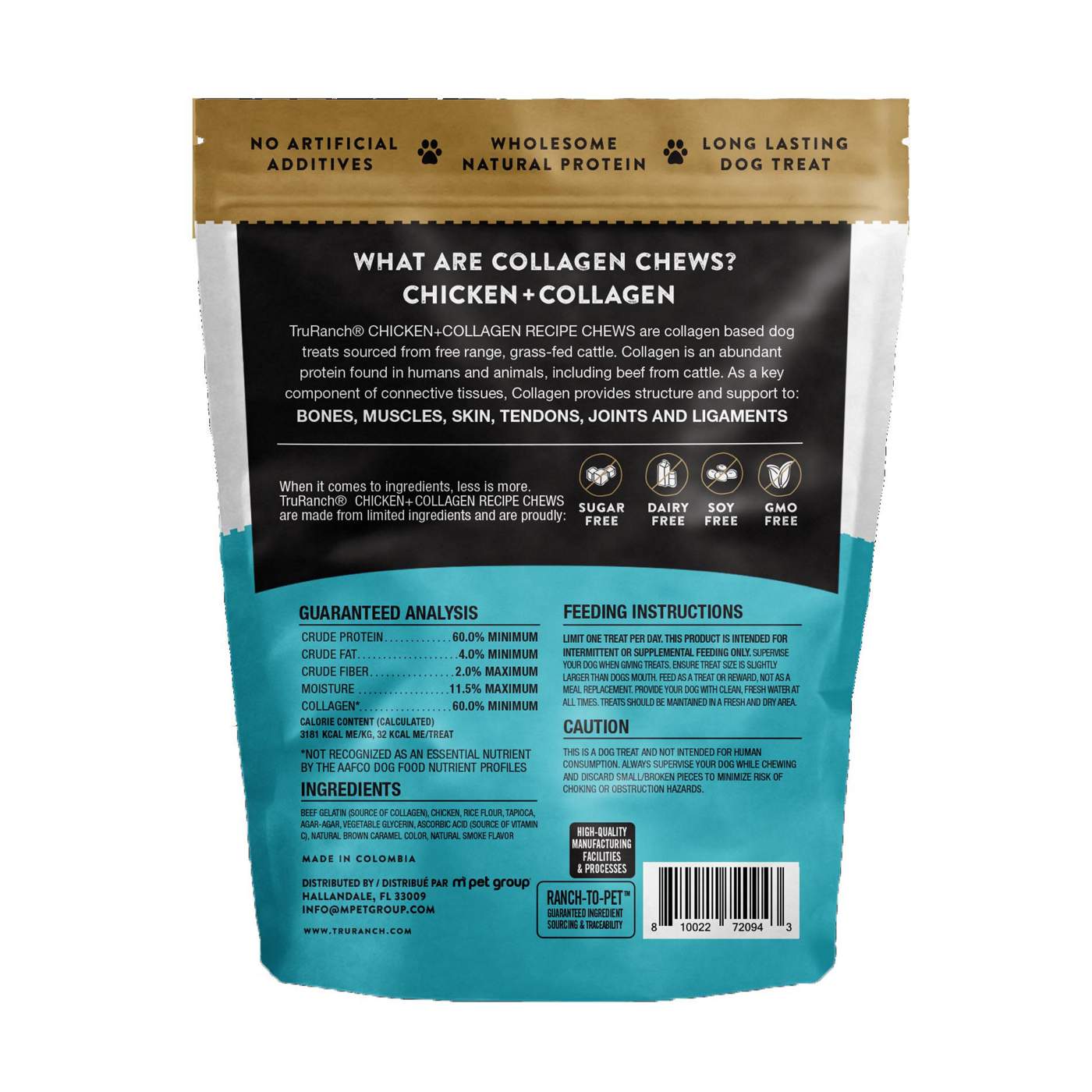 TruRanch 6" Collagen Rolls Chicken Flavor Dog Treats - 4 count