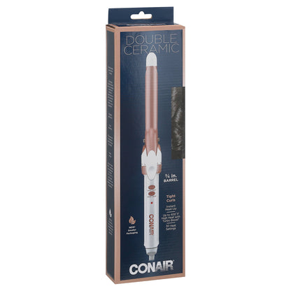 CONAIR Double Ceramic Curling Iron, 3/4"