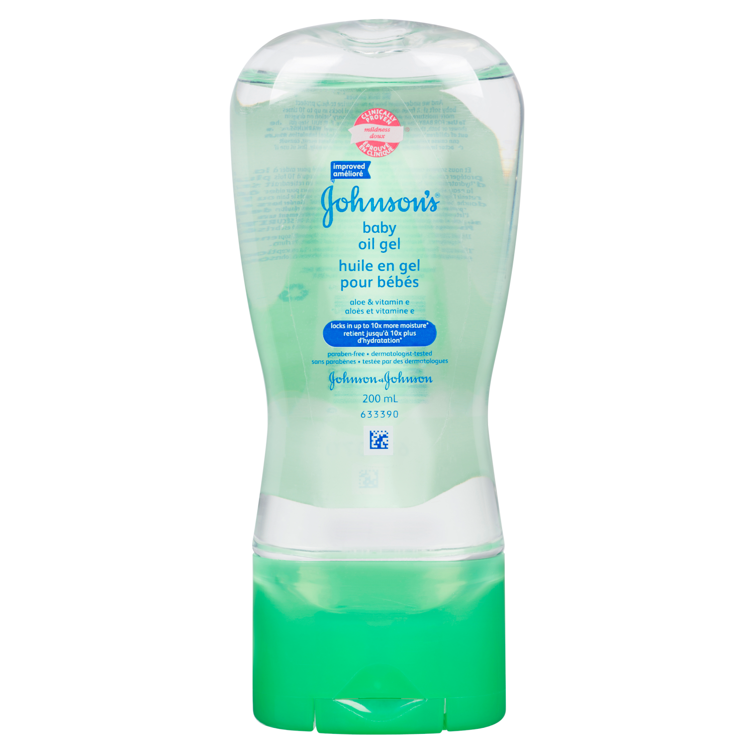 Johnsons Baby Oil Gel Aloe And Vitamin-E 6.5oz