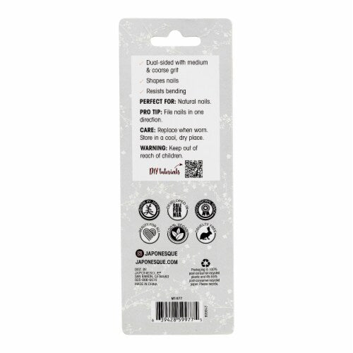 Japonesque Nail Files, 5 count
