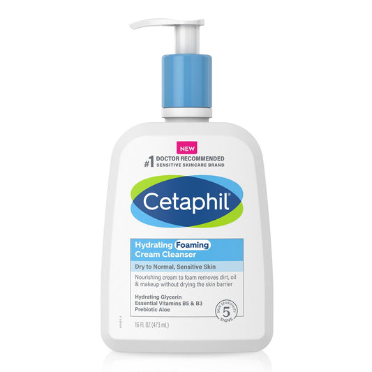 Cetaphil Hydrating Foaming Cream Cleanser 16oz Normal/Dry