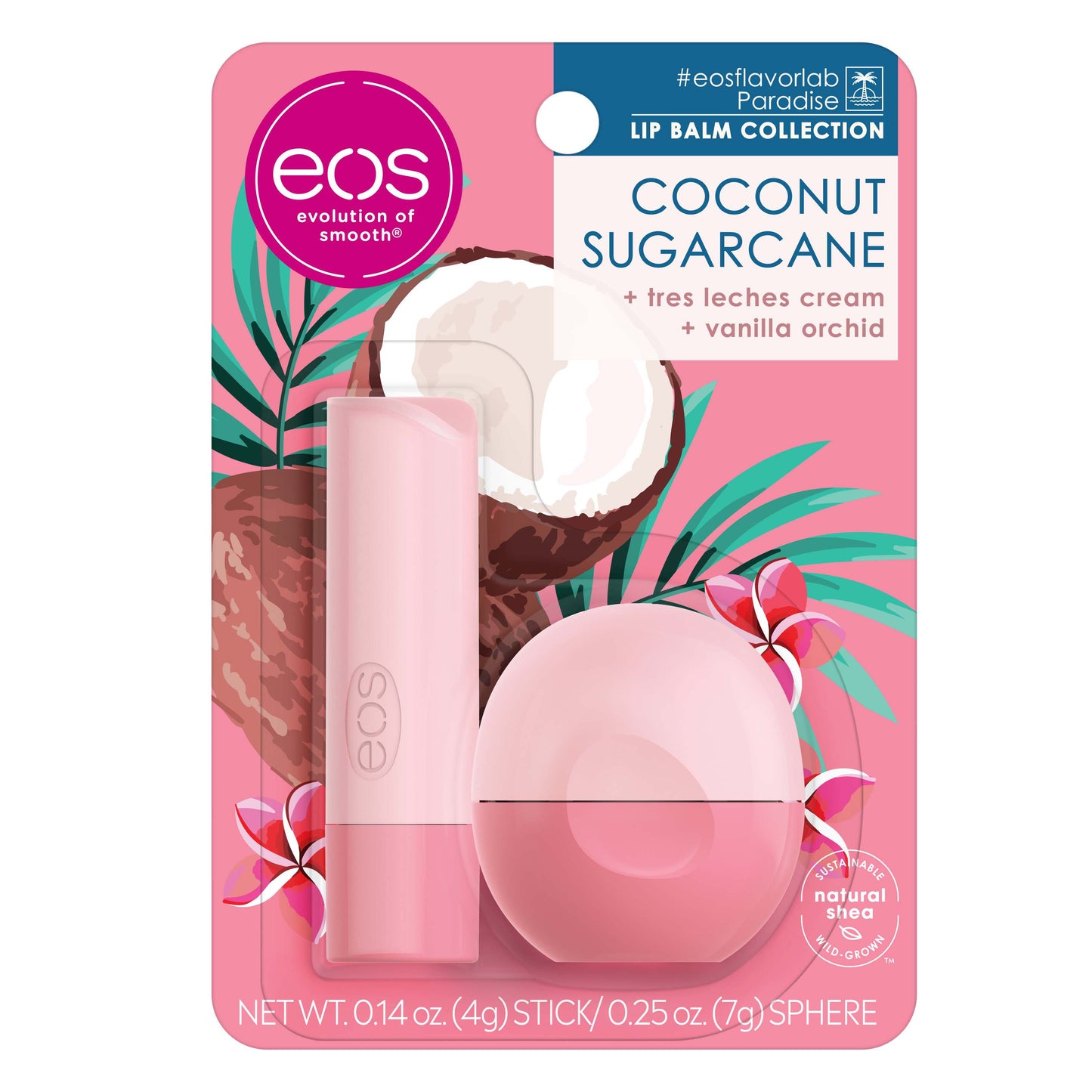 EOS LIP BALM 2PK COCNUT PNAPPL