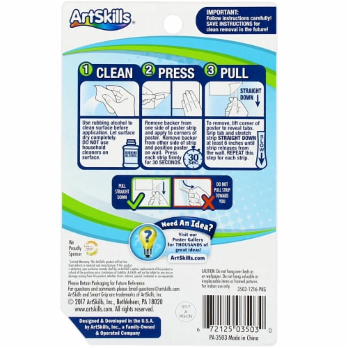 Artskills Smart Grip Poster Strips, 18 count