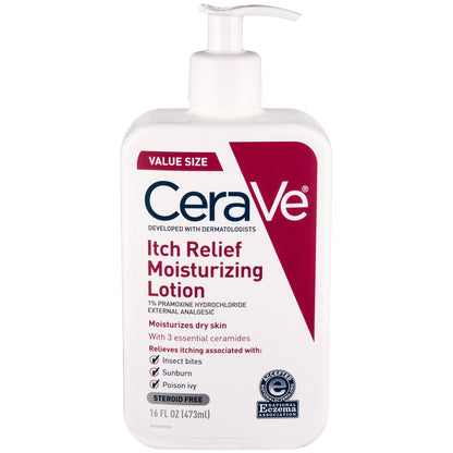 Cerave Itch Relief Lotion Moisturizing 8oz Pump