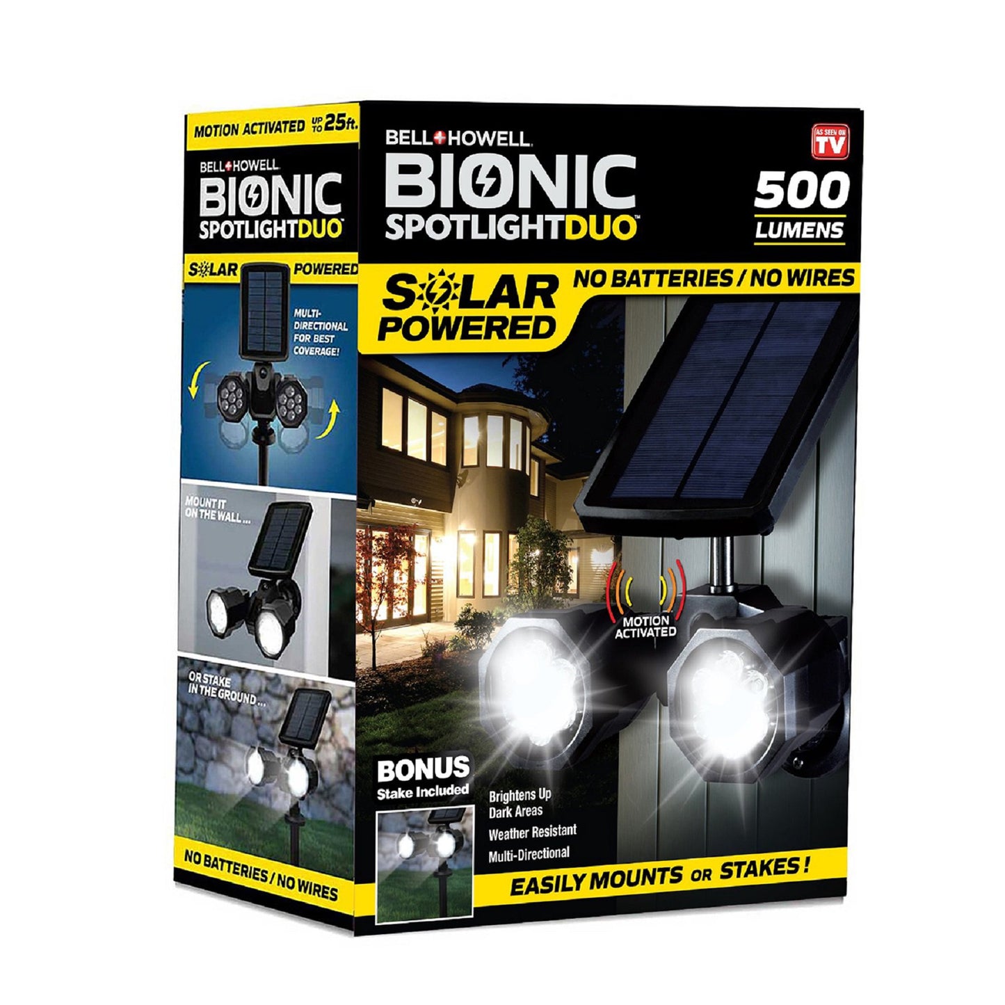 Bell + Howell Bionic Solar Powered Spotlight
