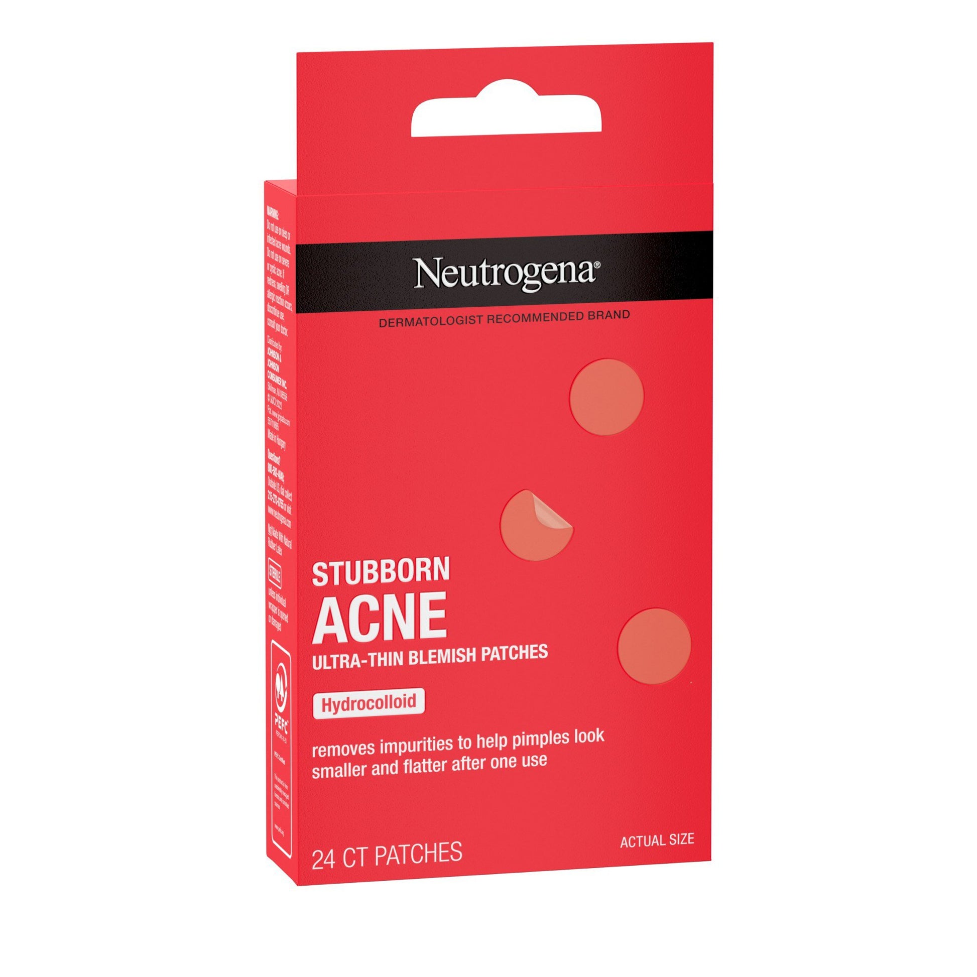 NEUT STUBBORN ACNE BLEMISH PAT 24CT