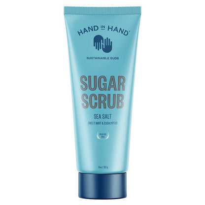 HAND IN HAND Gentle Exfoliation Sugar Scrub - Sea Salt, 9 oz