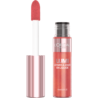 L'ORÉAL PARIS Lumi Le Liquid Blush, Intense Liquid Pigments, 635 Glowy Worth It Medium, 0.33 fl oz