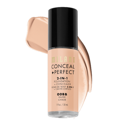 Milani Conceal + Perfect 2-in-1 Foundation + Concealer - 00BB Nude
