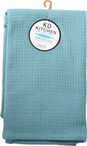 Kaydee Designs Aqua Haze Waffle Towel