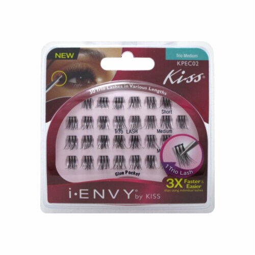 Kiss I Envy Trio Medium 30 Trio Classic Lashes