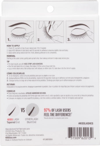 KISS So Natural 01 False Eyelashes - Shy Natural, 5 pairs