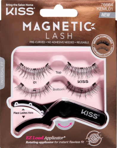 Kiss Magnetic Lashes 01 With Applicator