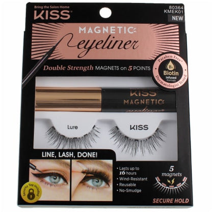KISS Magnetic Eyeliner & Lash Kit, Lure