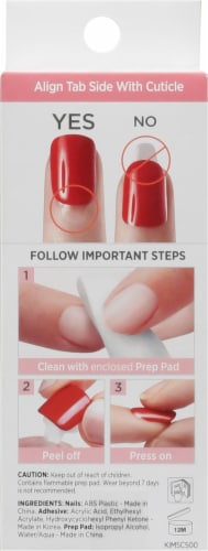 KISS imPRESS Press-On Manicure Fake Nails - One Chance