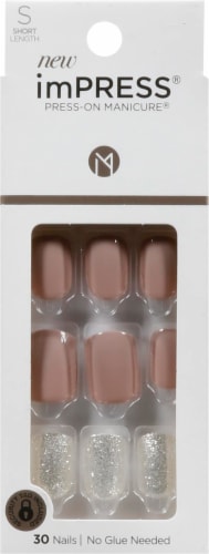KISS imPRESS Press-On Manicure Fake Nails - One Chance