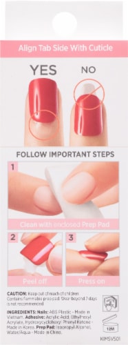 Kiss imPRESS Press-on Nails Manicure Set - Evanesce, 30ct