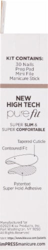 Kiss imPRESS Press-on Nails Manicure Set - Evanesce, 30ct
