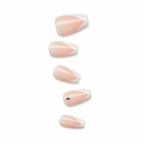 Kiss imPress Press-On Manicure Fake Nails - So French