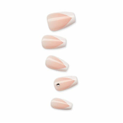 Kiss imPress Press-On Manicure Fake Nails - So French