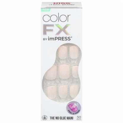 KISS imPRESS Color FX Fake Press On Nails - Rebel