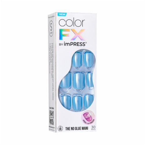 KISS imPRESS Color FX Fake Press On Nails - Meta