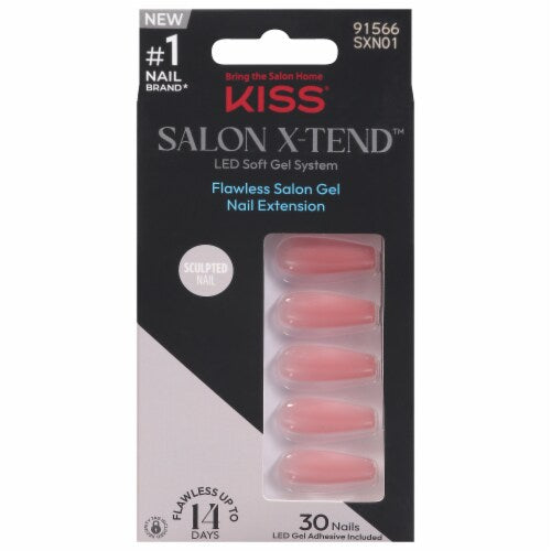 KISS Salon X-tend Design Press On Nails - Trustfall