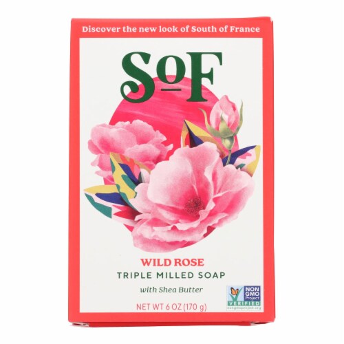 SOUTH OF FRANCE BAR SOAP,WILD ROSE