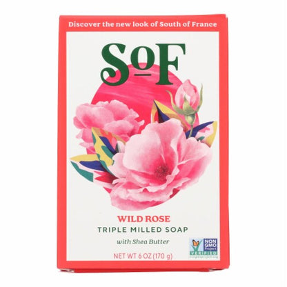 SOUTH OF FRANCE BAR SOAP,WILD ROSE