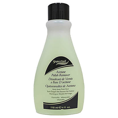 Super Nail 4oz Acetone Polish Remover (Lime-Green)
