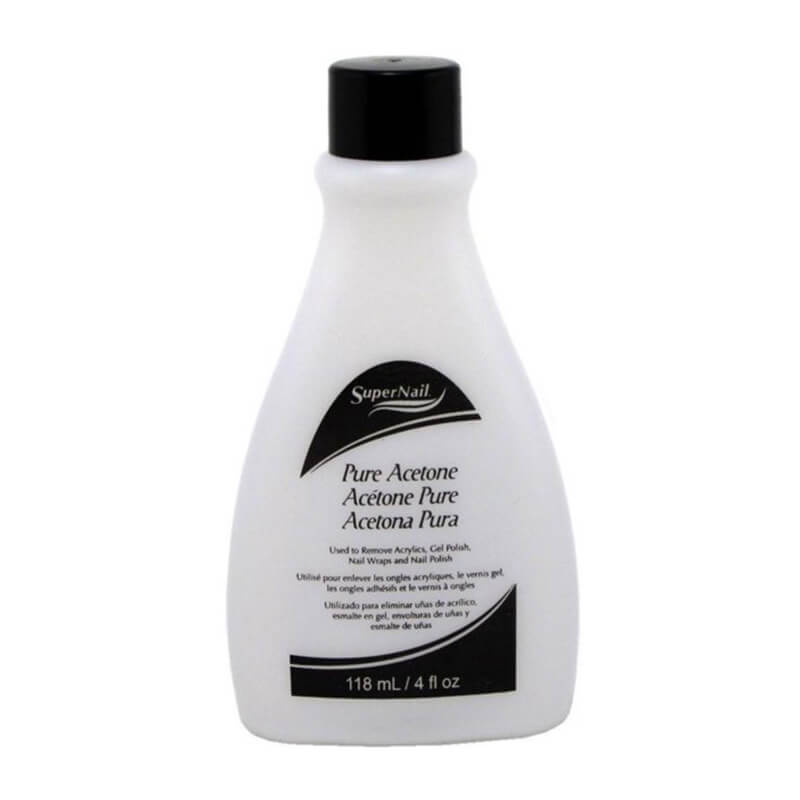 Super Nail 8oz Acetone Polish Remover (Lime-Green)