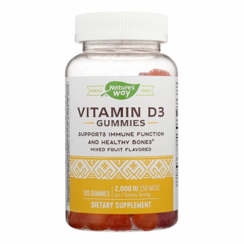 NATURE'S WAY VITAMIN D3,50 MCG,GUMMY