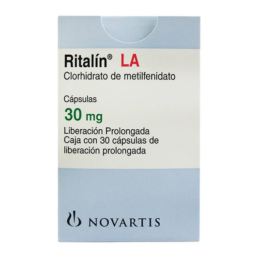 RITALIN LA CP 30MG 100         C2