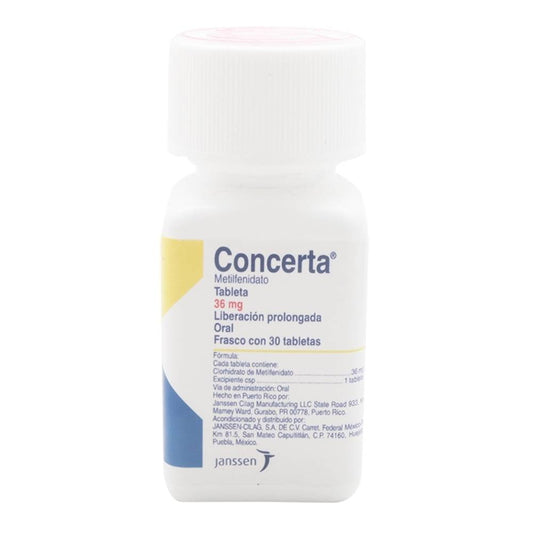 CONCERTA TB 36MG 100 ER        C2