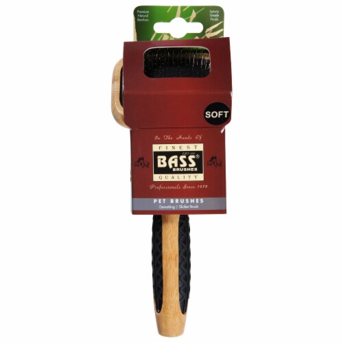 BASS BRUSHES PET BRUSH,DMATNG SLCKR,SM