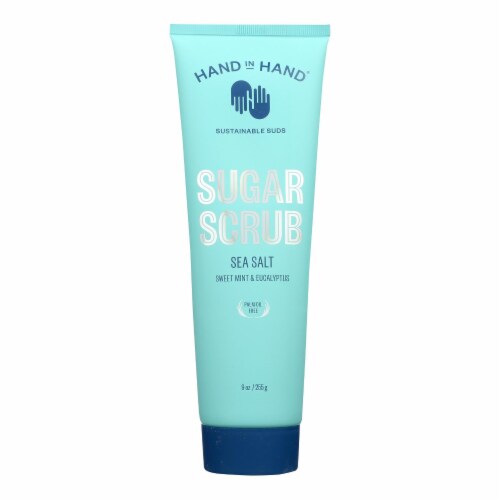 HAND IN HAND Gentle Exfoliation Sugar Scrub - Sea Salt, 9 oz
