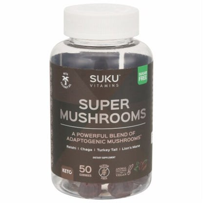 SUKU VITAMINS GUMMY,SUPER MUSHROOMS