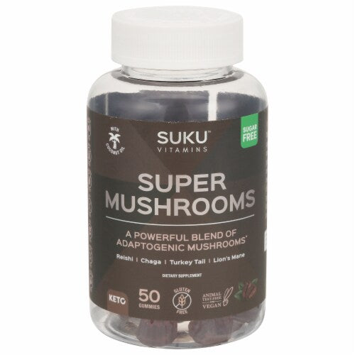 SUKU VITAMINS GUMMY,SUPER MUSHROOMS