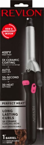 REVLON Perfect Heat Triple Ceramic Curling Iron, 3/4"